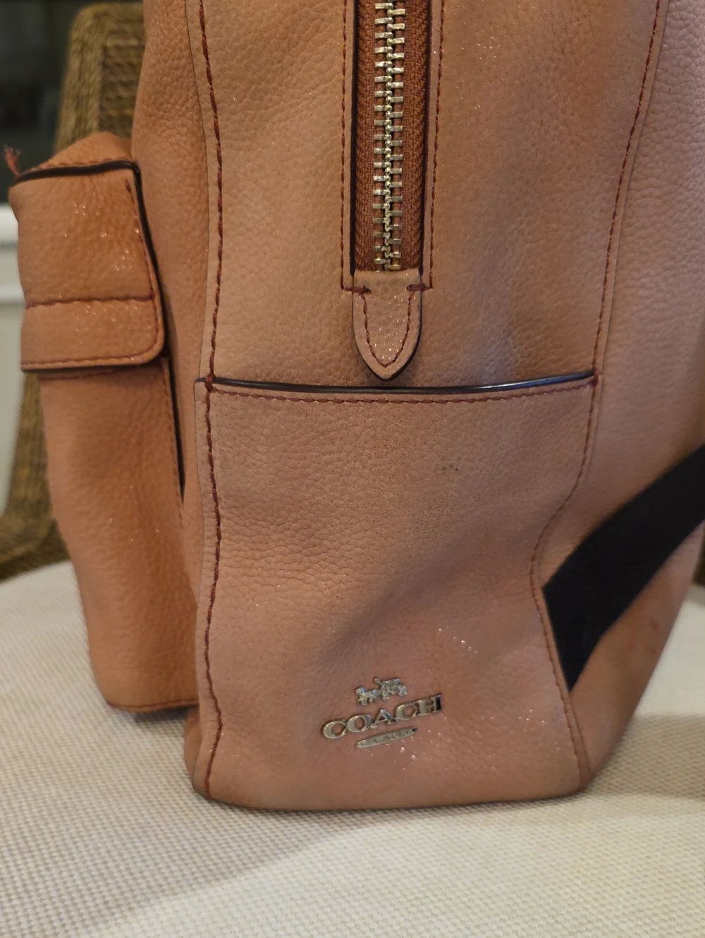 Coach - Rose Pink Tan Backpack - Classic Everyday Bag
